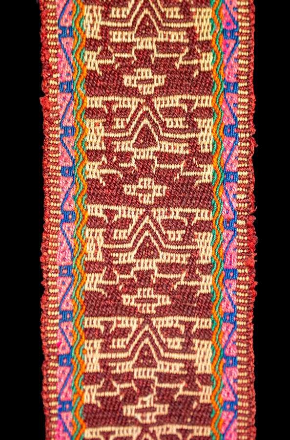Faja femenina de Textil, Mapuche