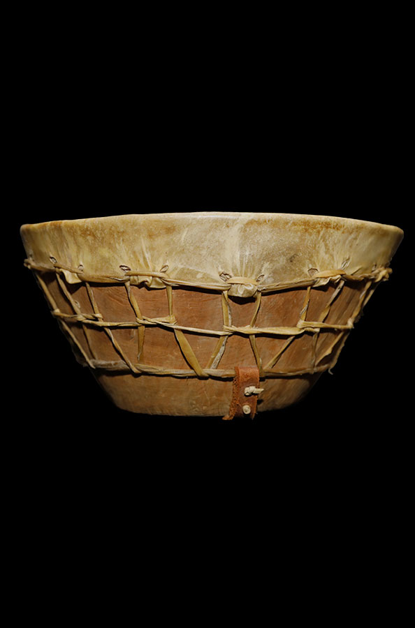 Instrumento musical de Madera, cuero, Mapuche